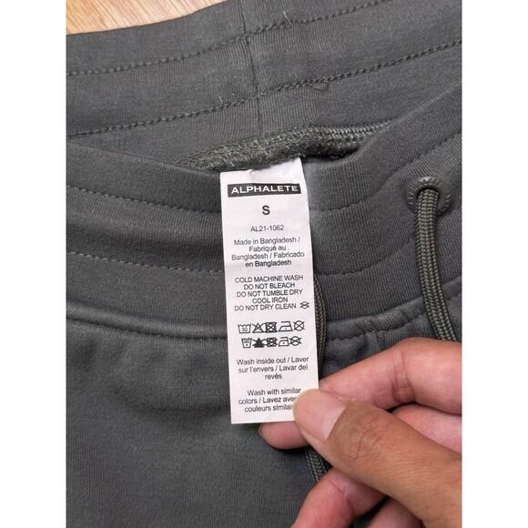 Alphalete Women's Essential Core Shorts Athletic Sweat Concrete Green Size S - Picture 10 of 15